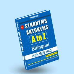 Antonyms and Synonyms A to Z bilingual with 1000 MCQ  ebook